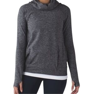 Beyond Yoga Charcoal Gray light hoodie size S